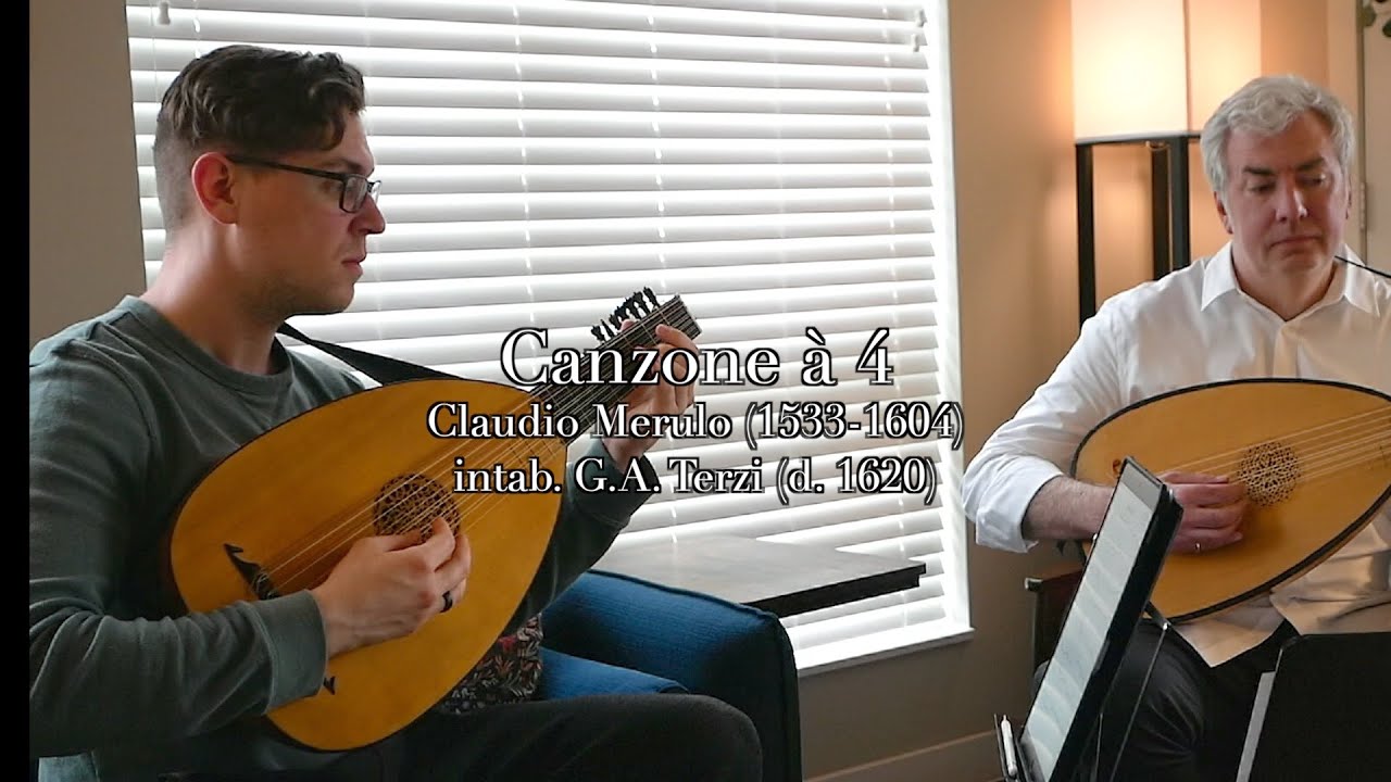 Canzone à 4, feat. Thomas Walker - Renaissance Lute Duet