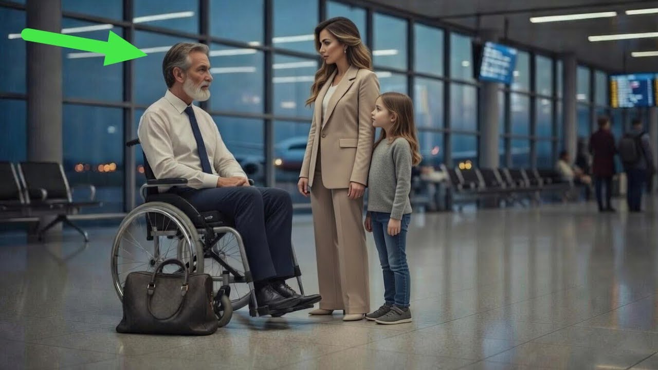 CEO Millonario Paralizado, Solo En El Aeropuerto — Hasta Que Una Madre Preguntó “¿Por Qué Solo ”
