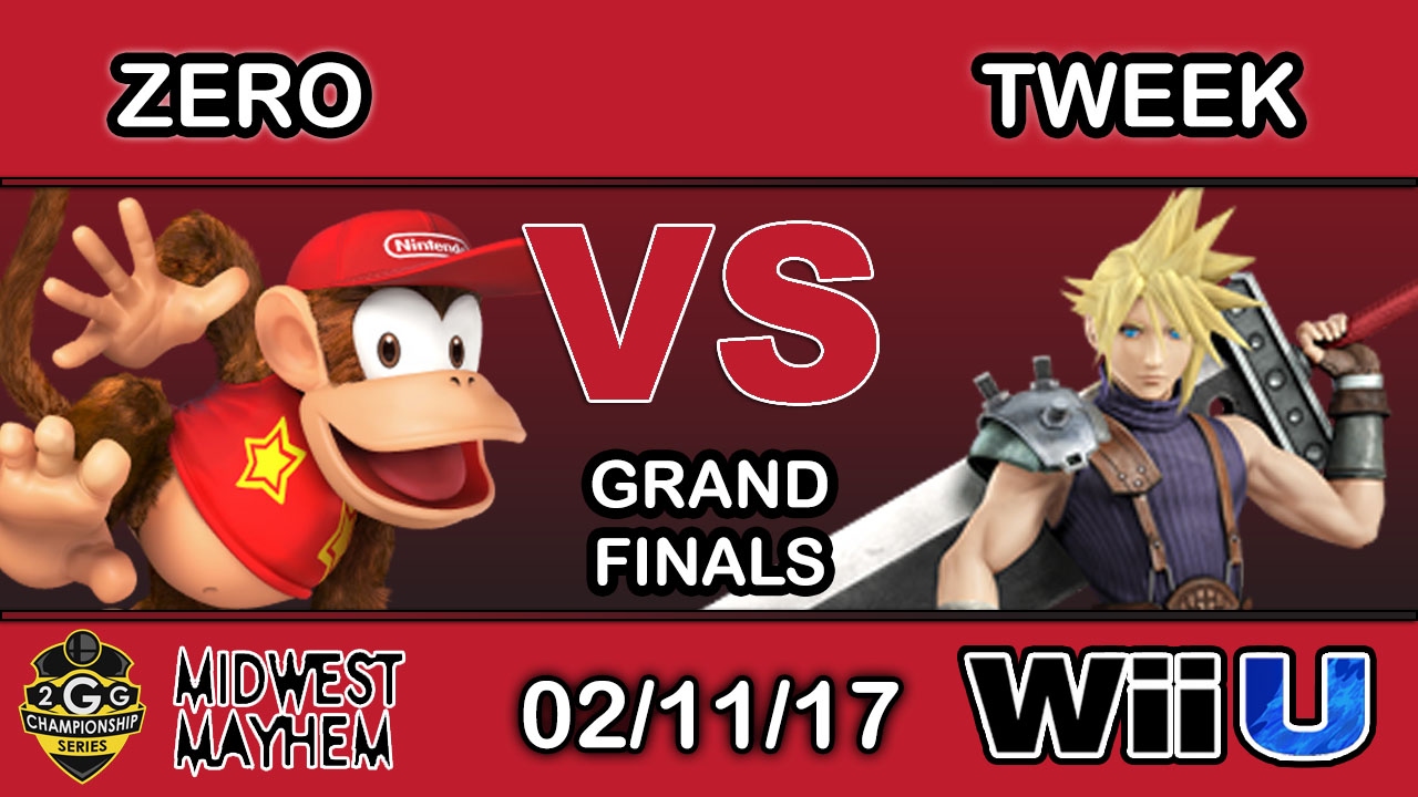 2GGC: Midwest Mayhem - TSM | ZeRo (Diddy Kong) Vs. P1 | Tweek (Donkey Kong) Grand Finals