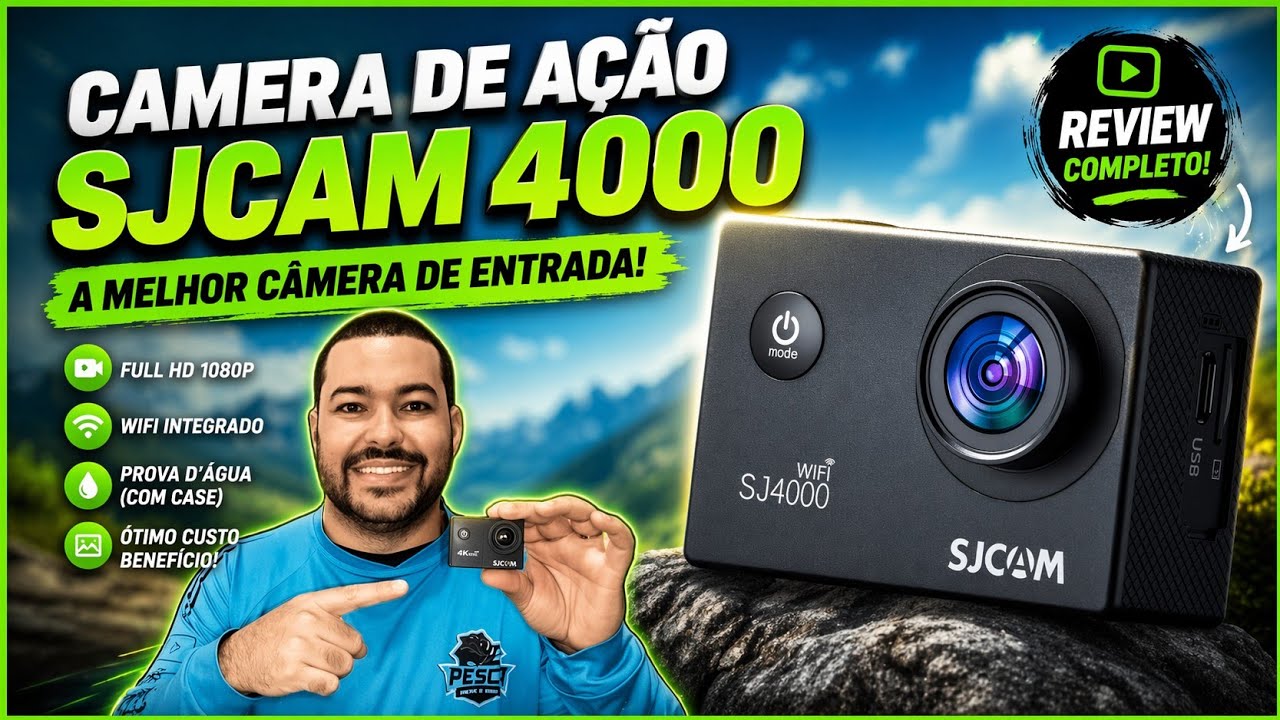 REVIEW COMPLETO DA SJCAM 4000 – VALE A PENA EM 2025?