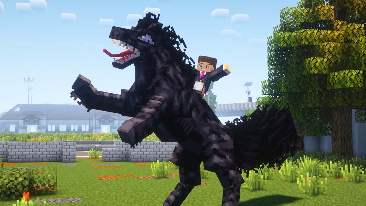 VENOM CAVALO APARECEU NO MINECRAFT !! AVENTURA COM MODS
