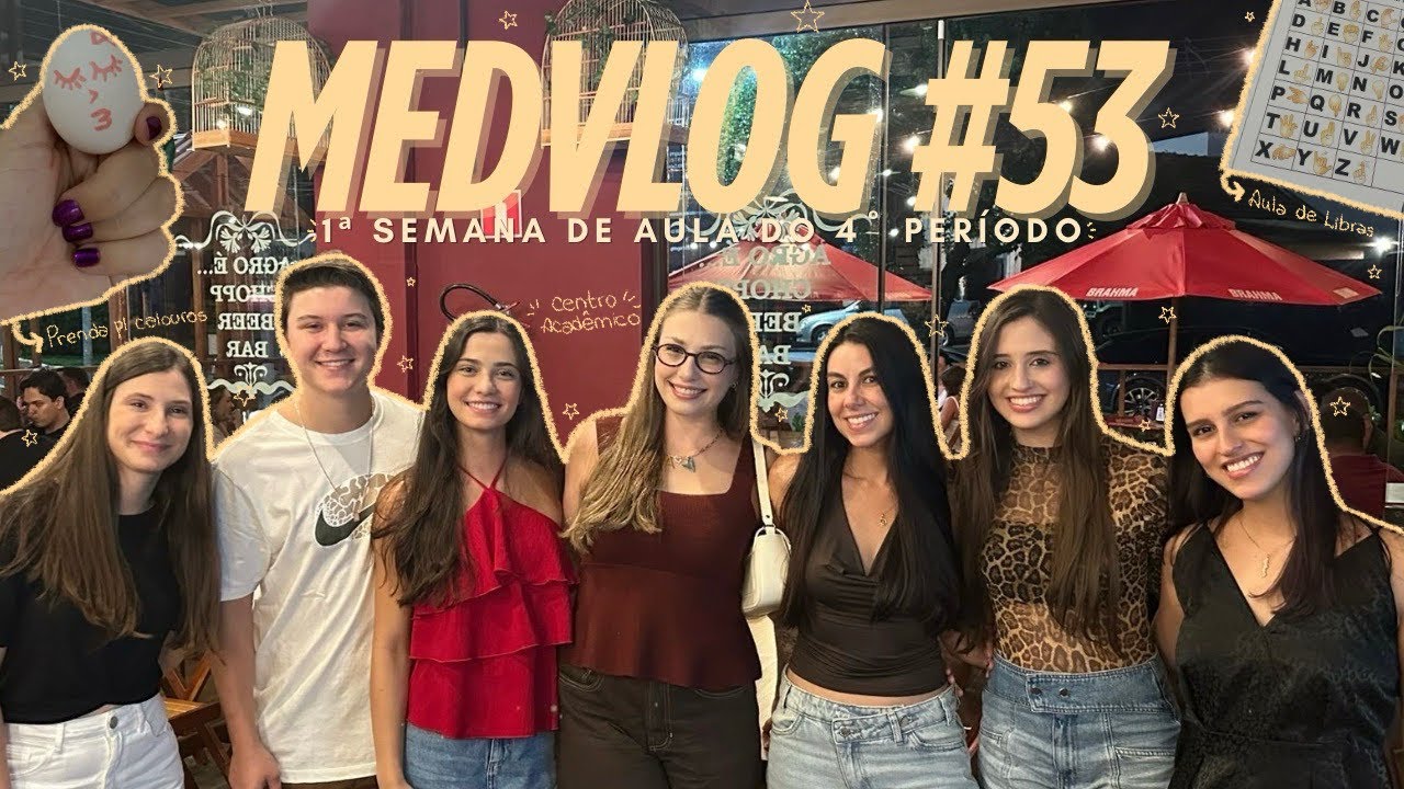 MEDVLOG #53 || primeira semana de aula do 4º período da medicina honpar 🧬💉🦠