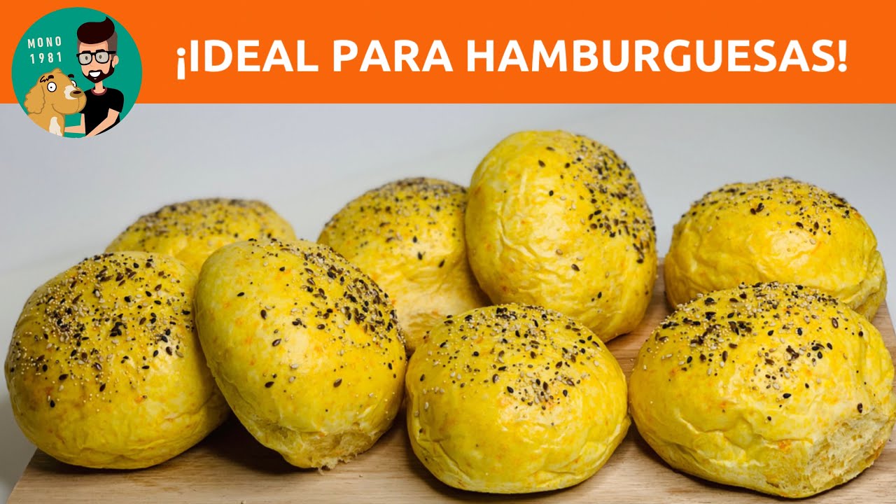 Pan Casero de Zanahoria Suave y Esponjoso Ideal Hamburguesas / MONO 1981