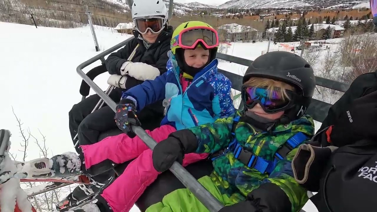 Family Ski Trip to Park City, UT with 4 Kids Under 7!!! - Winter 2023