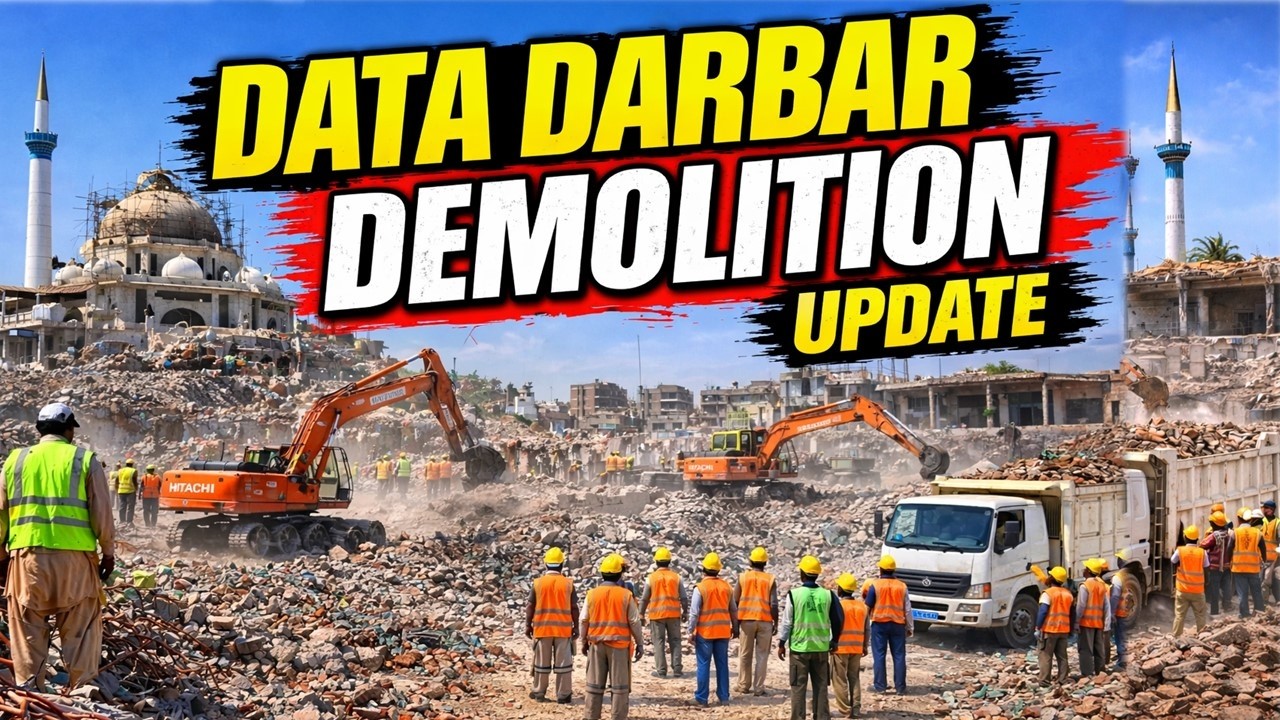 🚨 Data Darbar Latest Work Update | Data Darbar Demolition & Beautification FULL Update 2026!