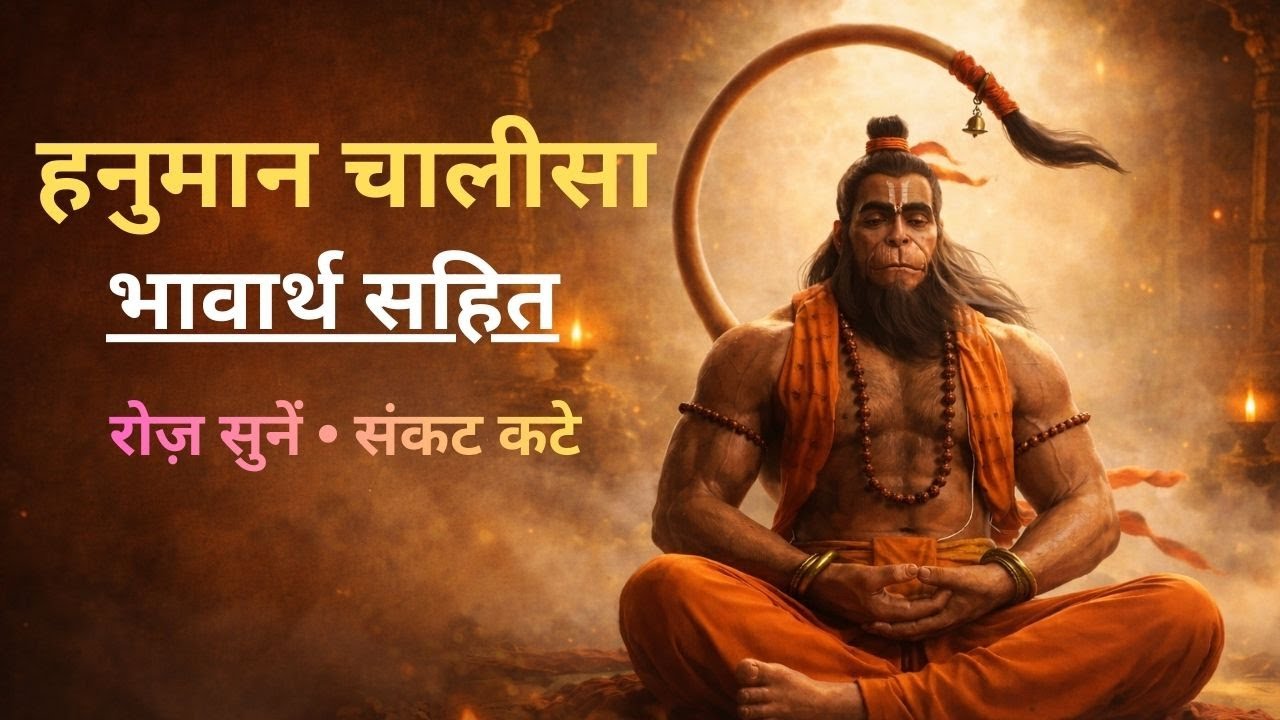 हनुमान चालीसा | भावार्थ सहित | Heal Yourself & Feel the Change I Deep Calm #bajrangbali #innerpeace
