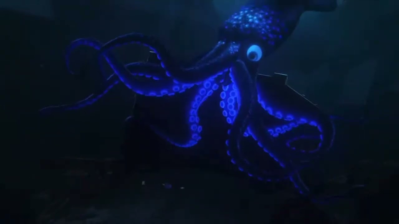 finding dory giant squid chase (music & effects mix)