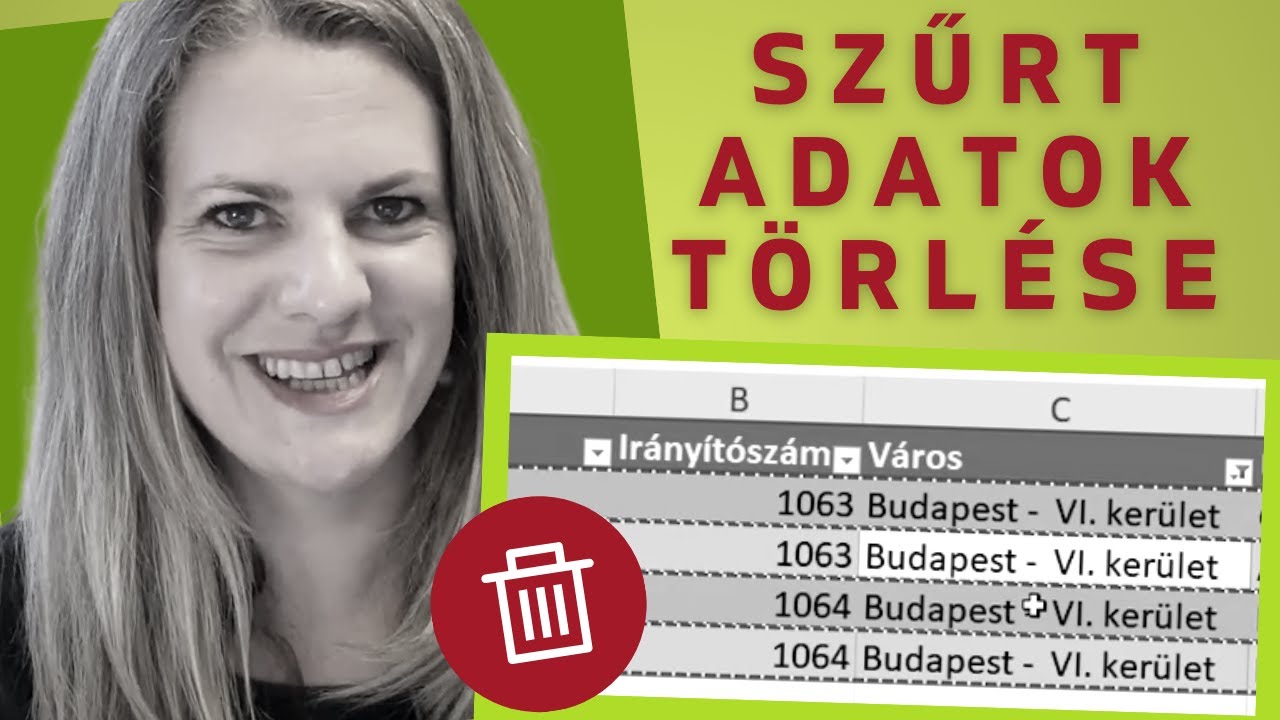 Sorok törlése szűrt táblázatból, nagy táblázatok kettéválasztása [ExcelTitok]