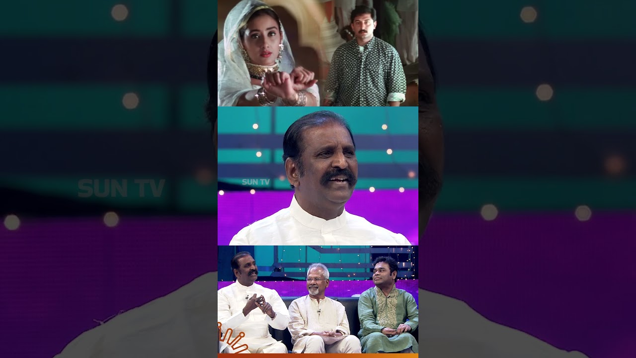 Throwback to Kavignar Vairamuthu talking about how he wrote the beautiful song &ldquo;Kannalane&rdquo; #suntv