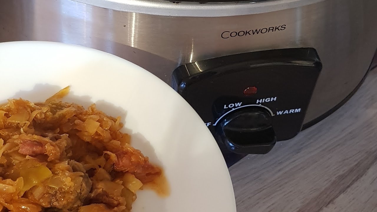 Bigos ze slow cookera, wolnowar