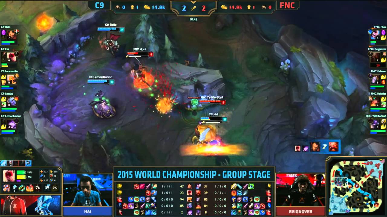 Cloud9 vs Fnatic Highlights | Hai Lee Sin amazing flash kick