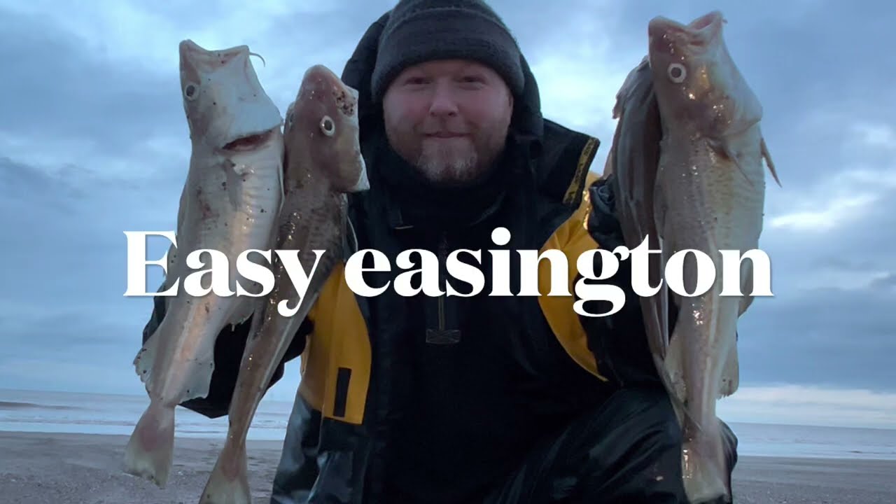 Easington. Beach fishing Uk. Holderness coast.
