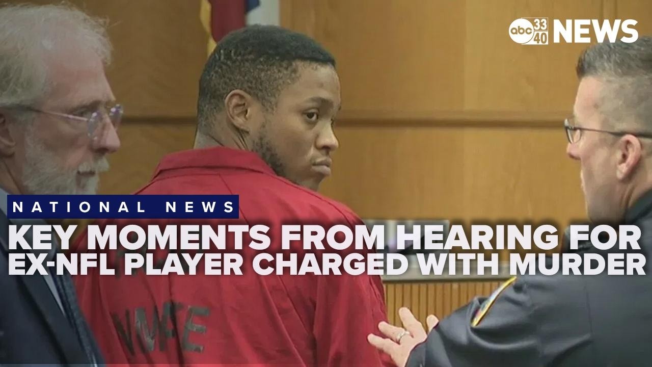 Hearing for Ex NFL player charged with girlfriend's murder reveal crime scene and ChatGPT messages