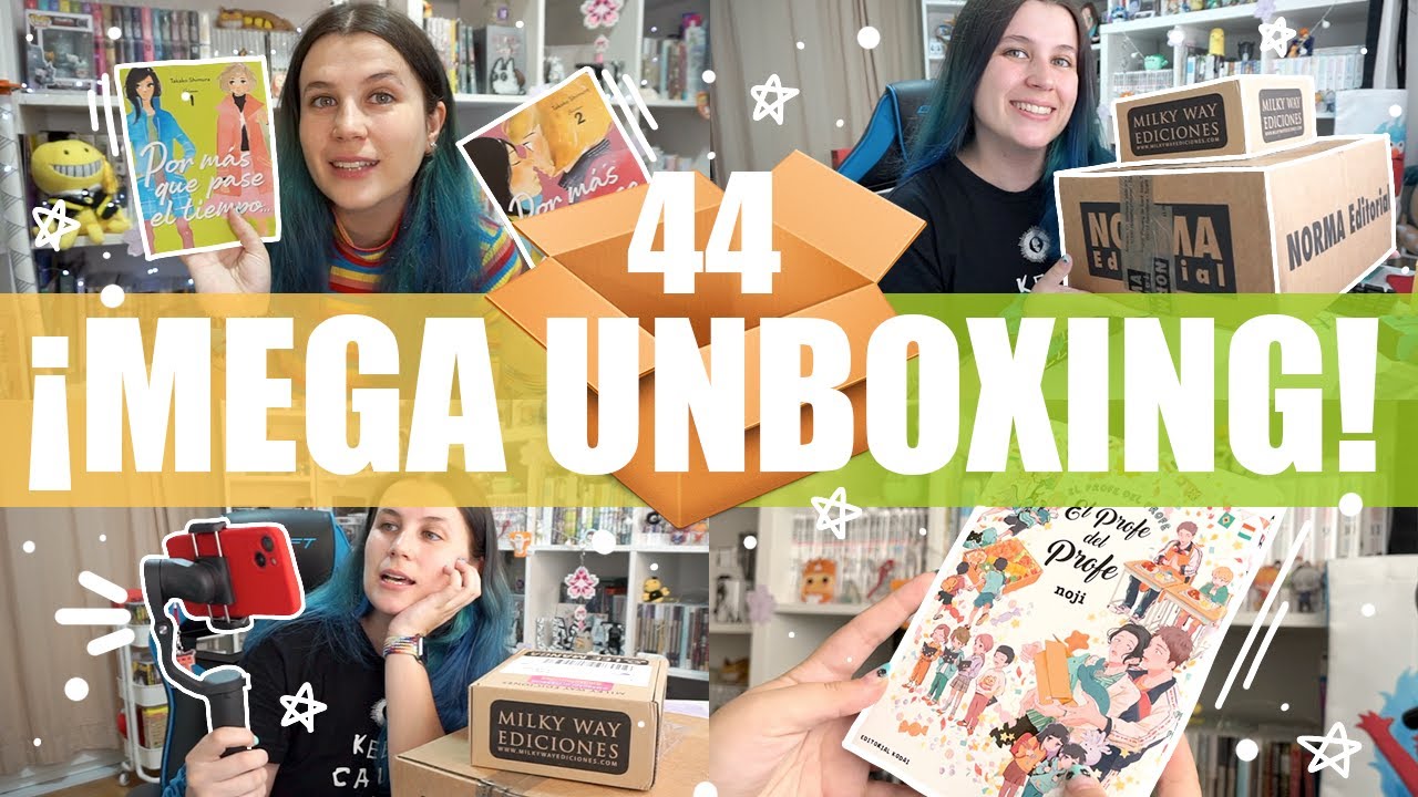 📦 ¡MEGA UNBOXING 44! | Compras para JAPÓN y Muchas NOVEDADES Manga 📦
