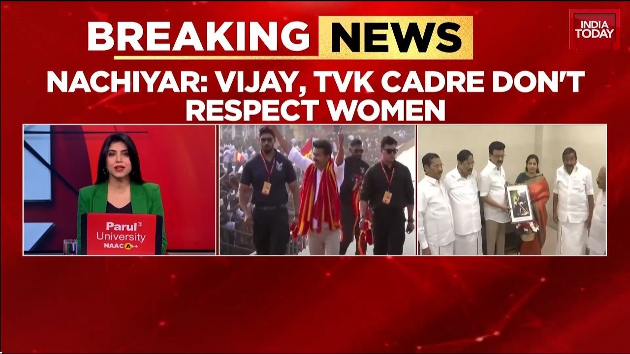 Бывший лидер партии TVK Начияр присоединился к DMK и раскритиковал Виджая за уважение к женщинам ...