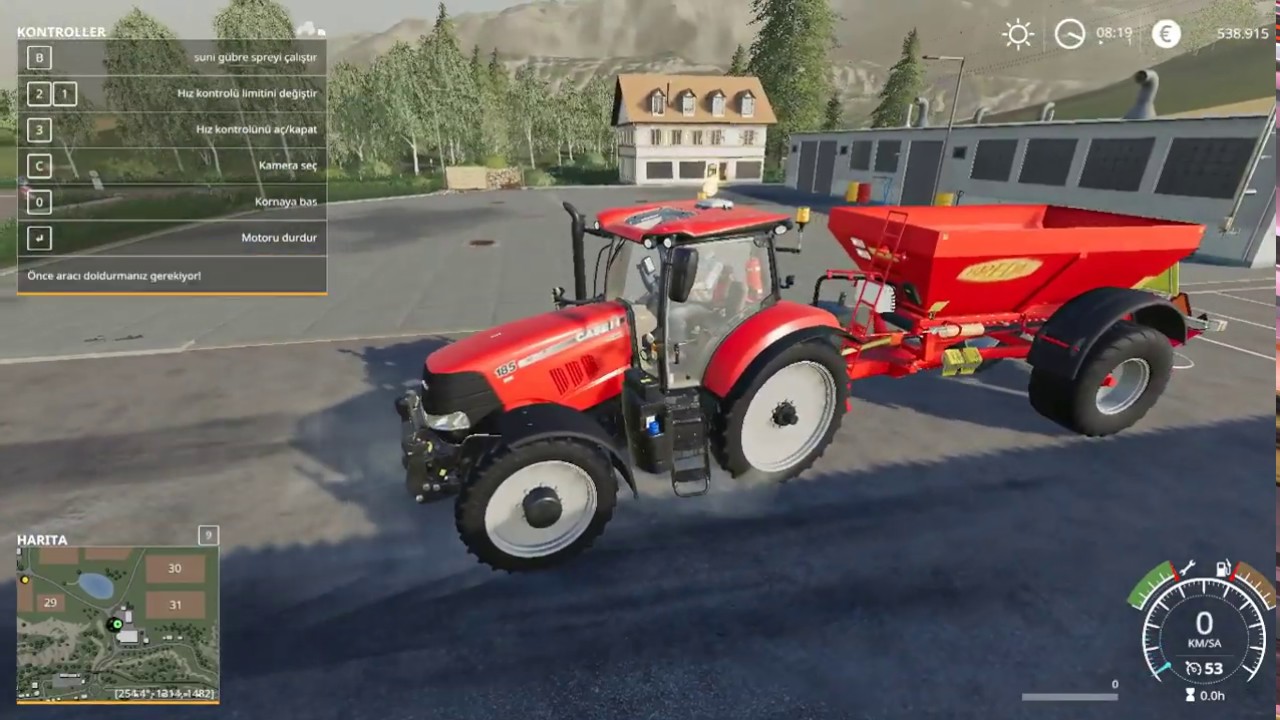 Farming Simulator 2019 gübreleme görevi
