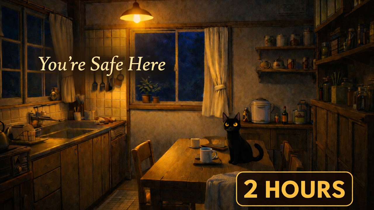You’re Safe Here | Cozy Night Kitchen (2 Hours)