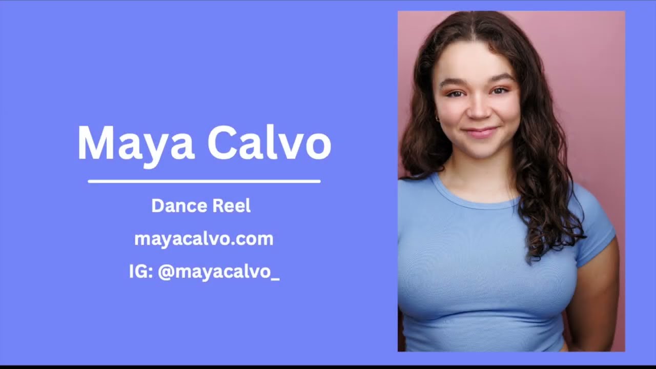 Maya Calvo Dance Reel 2026
