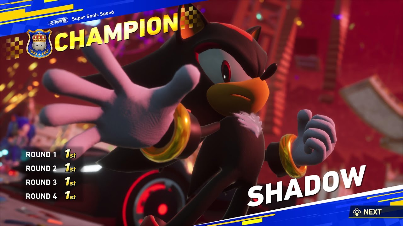 Sonic Racing: CrossWorlds - Shadow Gameplay 