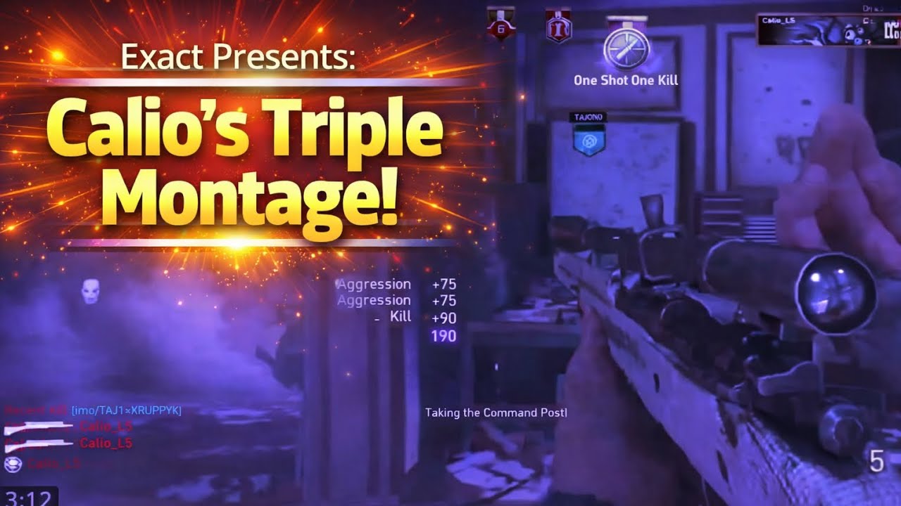 Calio’s COD WWII Sniping “TRIPLE” Montage!