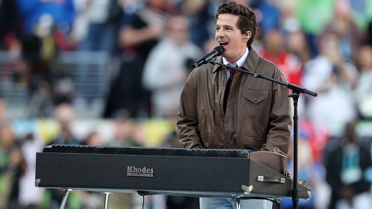 Charlie Puth &ndash; 🇺🇸 &ldquo;Star-Spangled Banner&rdquo; | Super Bowl LX Live + Fam Cam Moments & LED Board Tribute