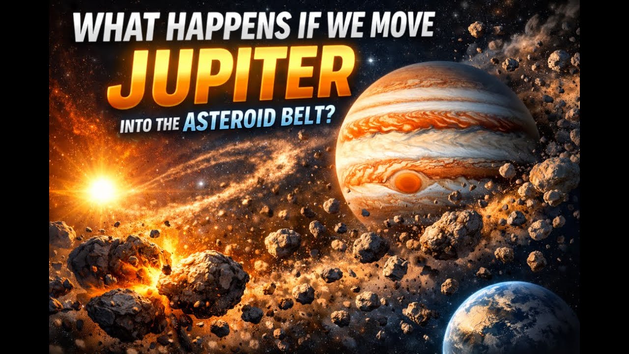 What Happens if We Move Jupiter Into the Asteroid Belt? - Universe Sandbox²