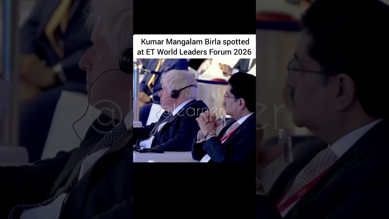 Billionaire Kumar Mangalam Birla spotted at ET World Leaders Forum 2026 #shorts #birla