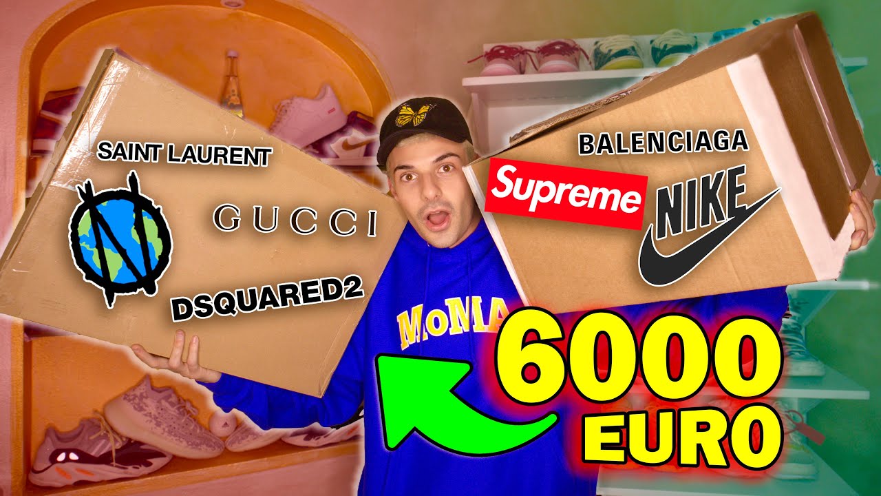 6000&euro; UNBOXING ACQUISTI DEL MESE CON MIO FRATELLO!