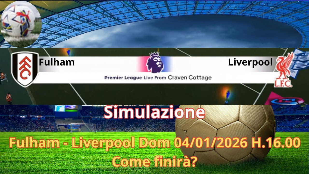 Tottenham - Sunderland : la simulazione del match! Del 04/01/2026 H. 16.00