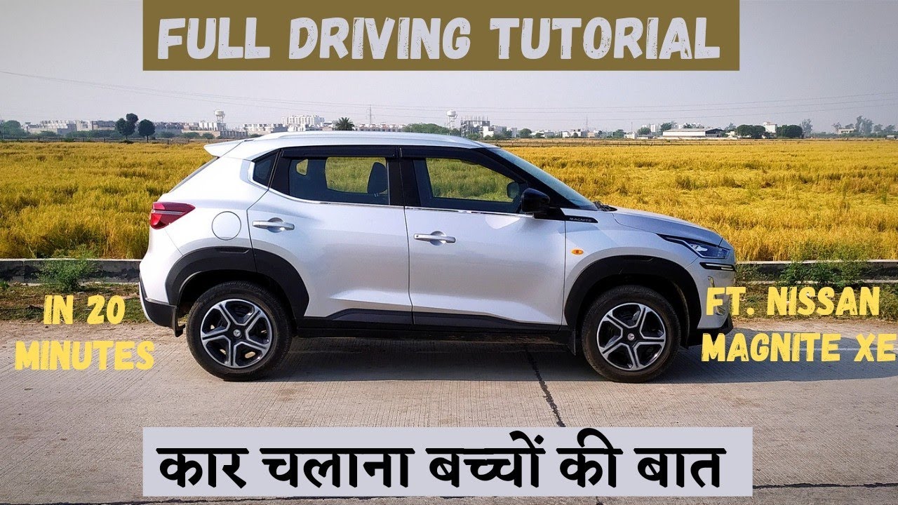 Car driving tutorial ft. Nissan Magnite Xe | How to drive a car | Abhi Verma | सिर्फ 20 मिनट मैं🤩