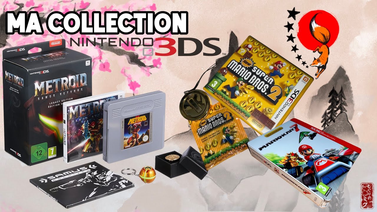 TOUS MES JEUX NINTENDO 3DS ! Ma collection complète (2ème partie : tous les jeux Mario, Metroid…)