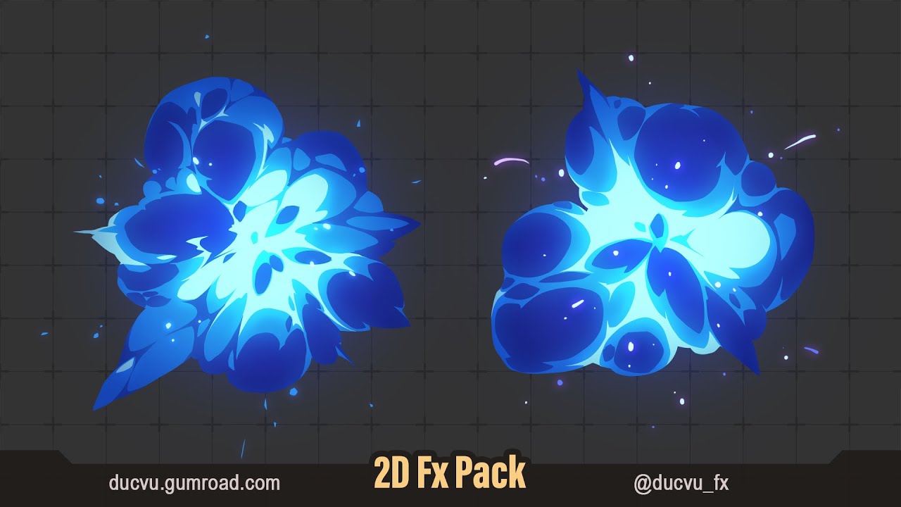 2D Fx Animation - Explosion - Live 09 May 2025