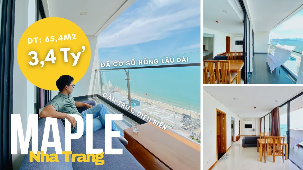 [DUY NHẤT] Căn Hiếm MAPLE NHA TRANG Với View Biển Trực Diện Đ&Atilde; C&Oacute; SỔ HỒNG L&Acirc;U D&Agrave;I Với BAN C&Ocirc;NG LỚN