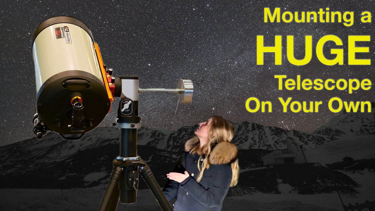 Как управлять огромным телескопом OTA | Сборка Celestron C14 одним человеком