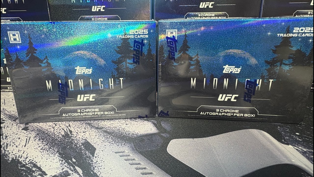 Ripping 2 x 2025 Topps Midnight UFC Hobby Boxes 🔥👌🏻 Big Hits!!