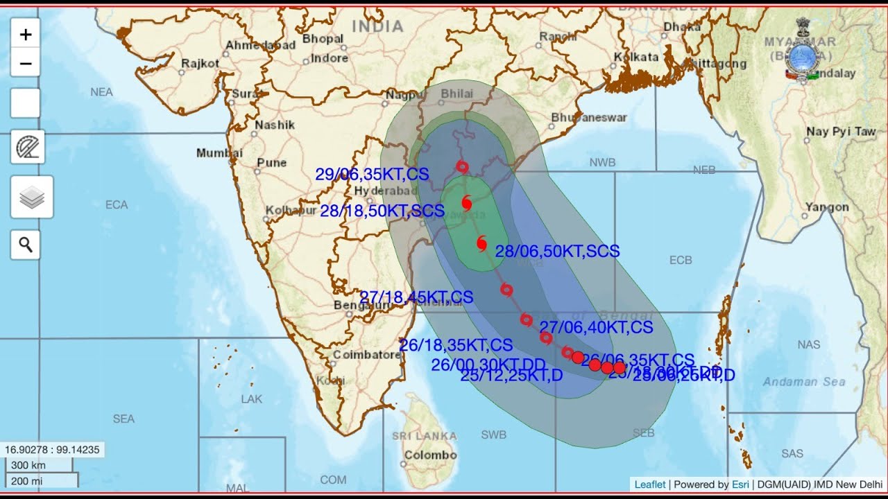 IMD Sounds Alarm: Cyclone Montha Set to Slam Andhra Pradesh as Severe Storm@MausamStation
