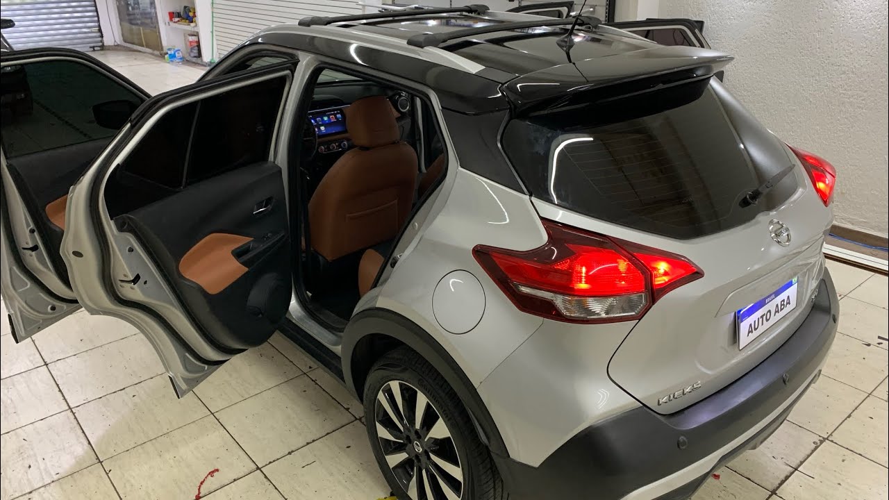 NISSAN KICKS Dicas de Acessórios Bancos de Couro Multimidia Teto Preto Rodas Lâmpadas Leds Rack