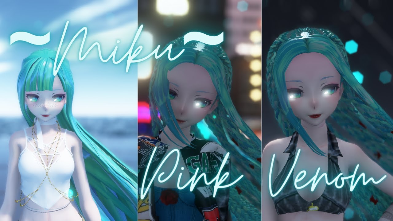 {MMD} ~Blackpink~ (블랙핑크) ♥Pink Venom♥ {~Miku Ver.~}
