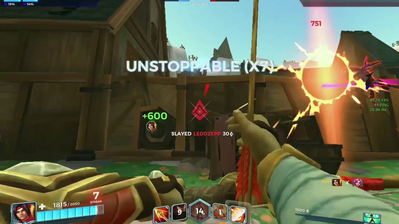 Paladins 2v2 - Sha Lin and Androxus vs. Maeve and Drogoz (Foreman's Rise)