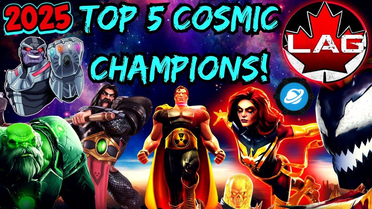 Top 5 BEST Cosmic Champions In Marvel Contest of Champions Ranked!! Summer 2025 (7⭐ Class Rankings)