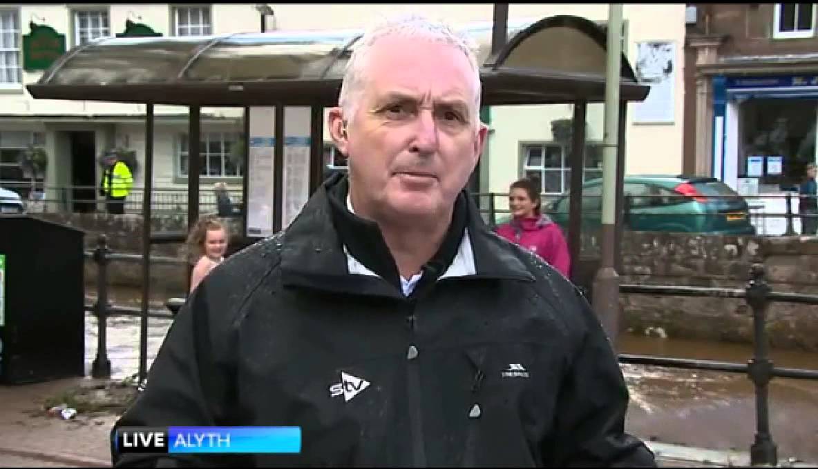 Alyth Flooding STV News 17/7/15