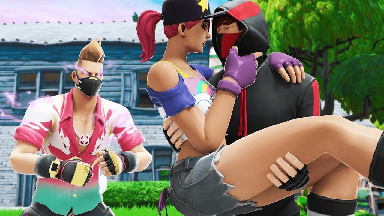 IKONIK DRAGUE LA MEUF DE NOMADE ! ❤️Nomade veut le tuer ! FORTNITE COURT MÉTRAGE RP