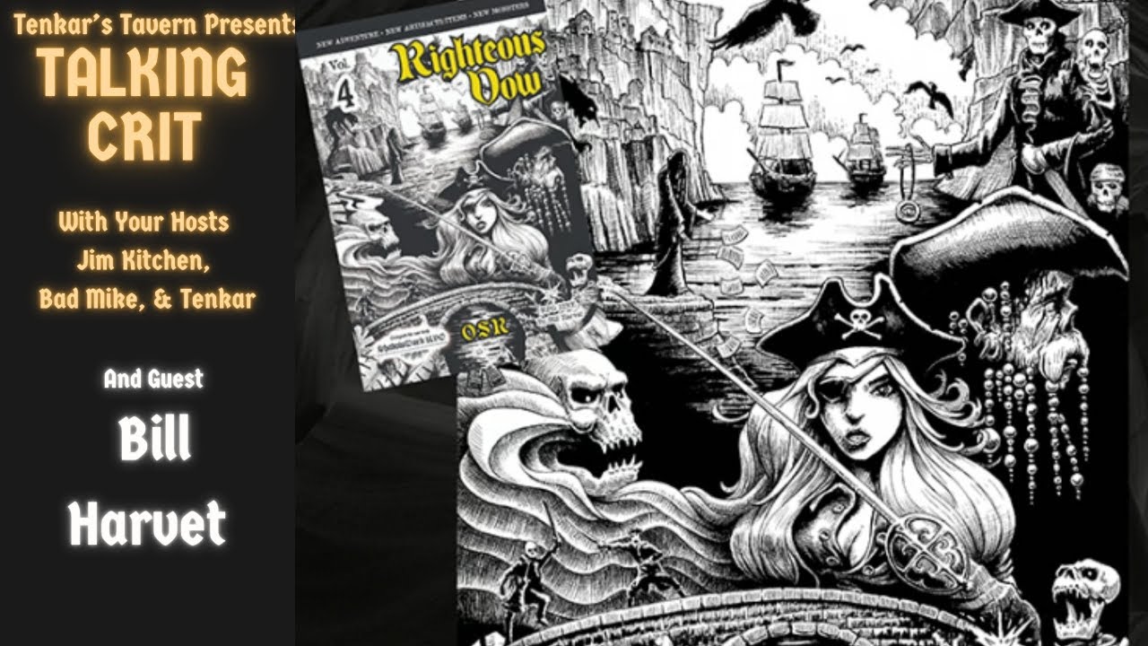 Talking Crit Live! with Special Guest Bill Harvet - Tonight, Wed March 11th @ 8PM ET