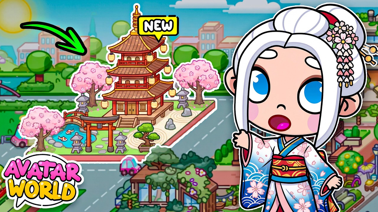 NOT IN THE GAME YET! Secret Sakura Villa Location! 🌸 | Avatar World