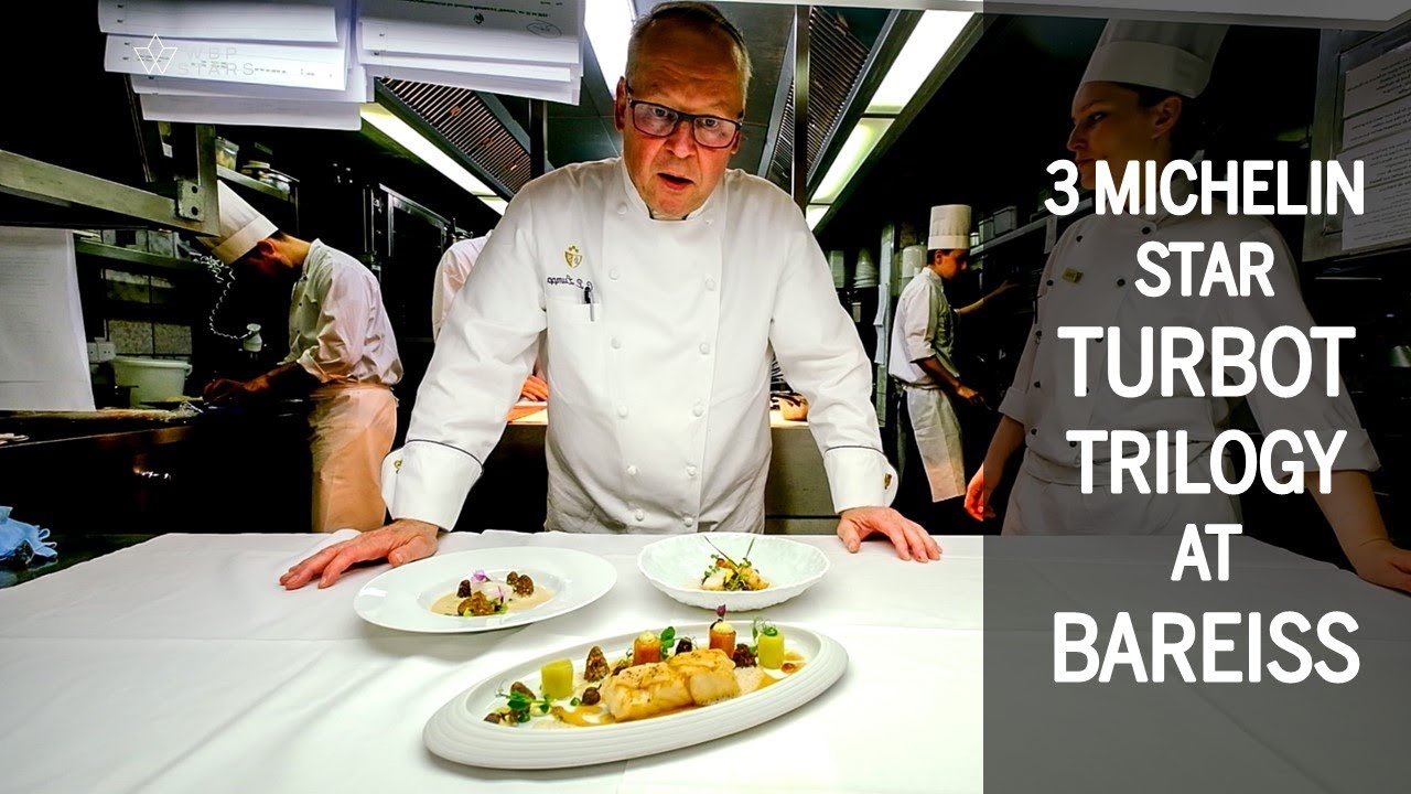 INCREDIBLE 3 Michelin star TURBOT & MORELS at Bareiss restaurant in Germany