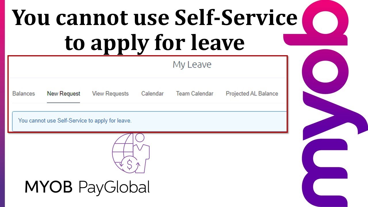 You cannot use Self Service to apply for leave