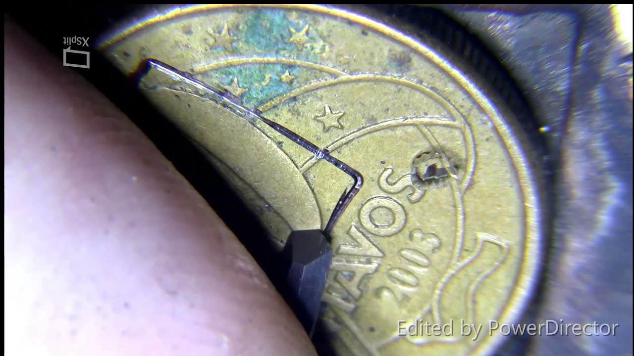 Hand Engraving .Laying the graver on it's side.