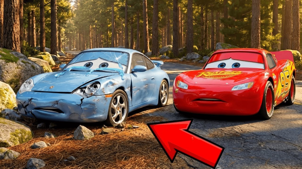 Lightning McQueen: Sally’s Critical Tire Failure | AI Fanmade Story