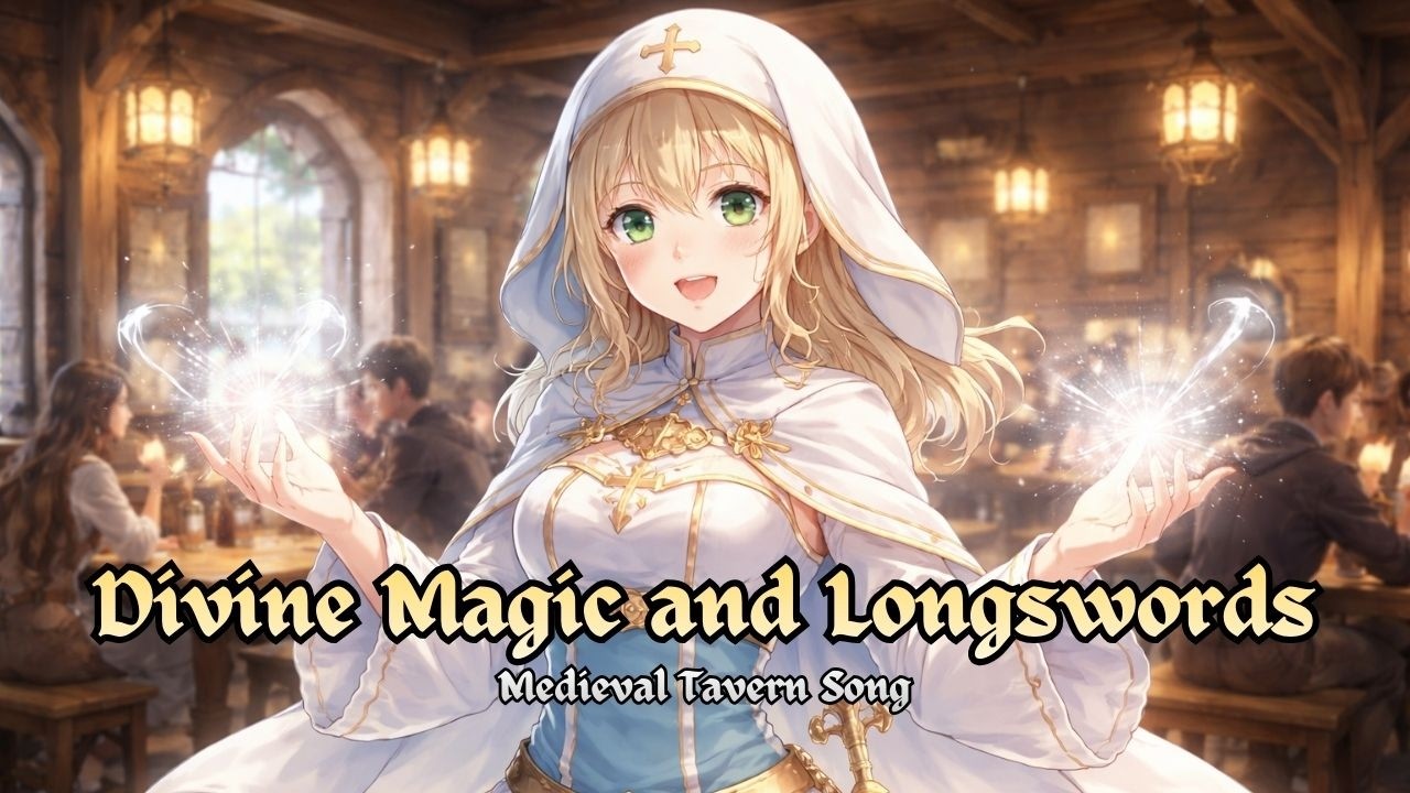 Medieval Tavern Song - Divine Magic and Longswords [Fantasy Folk / D&D]