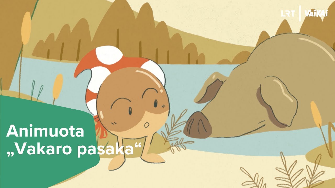 LRT VAIKAI. Norvegų pasaka apie pyragėlį | Animuota „Vakaro pasaka